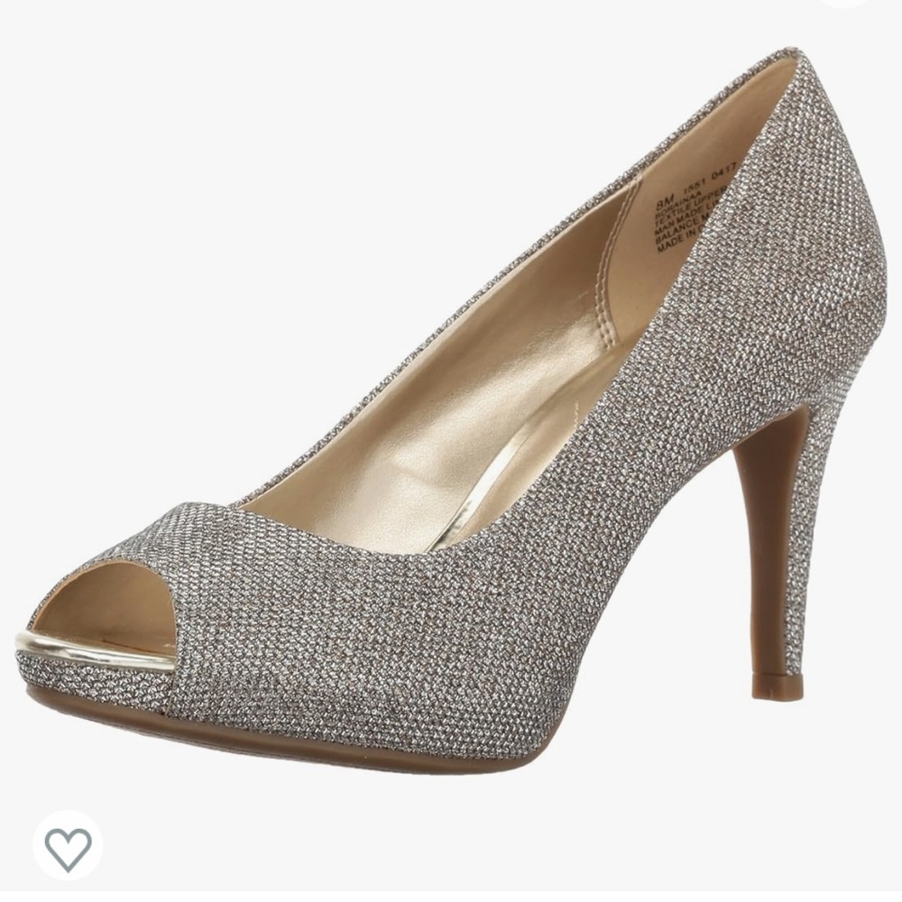 Bandolino Rainaa Peep Toe Platform Stiletto Dress Pumps